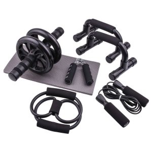 Ab Roller Wheel Kit with Accessories (Home Gym)