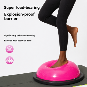 Advanced Stability Trainer Kit (Half Yoga Ball + Bands + Pump)
